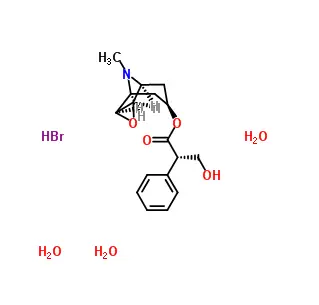Trihydrate de bromhydrate de Scopolamine CAS 6533-68-2
