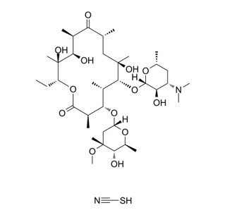 Thiocyanate d'érythromycine CAS 7704-67-8