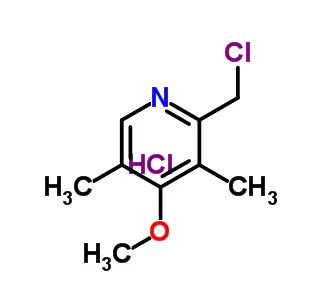 Chlorhydrate de 2-chlorométhyl-4-méthoxy-3, 5-diméthylpyridine CAS 86604-75-3