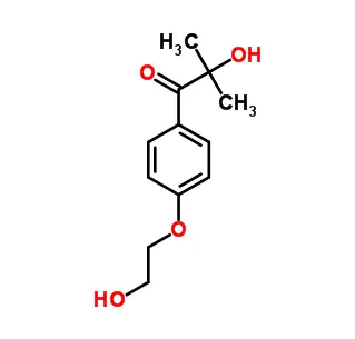 2-hydroxyy-4 '-(2-hydroxyéthoxy)-2-méthylpropiophénone CAS 106797-53-9