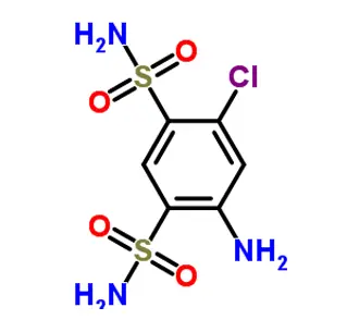 4-amino-6-chlorobenzène-1,3-disulfonamide CAS 121-30-2