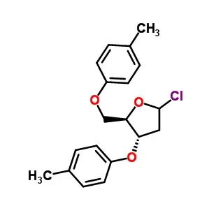 1-chloro-2-désoxy-3, 5-di-O-toluoyl-D-ribofuranose CAS 4330-21-6