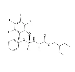 2-éthylbutyle (S)-(perfluorophénoxy) (phénoxy) phosphoryle)-l-alaninate CAS 1911578-98-7