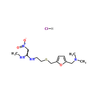 Chlorhydrate de Ranitidine CAS 71130-06-8