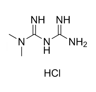 Chlorhydrate de metformine/HCL 1,1-chlorhydrate de diméthylbiguanide CAS 1115-70-4