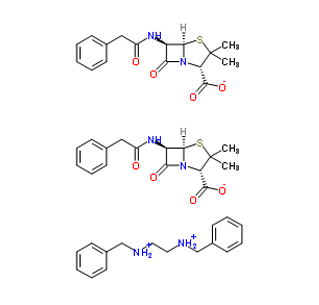Bbenzylpénicilline Benzathine(1% lécithine) CAS 1538-09-6